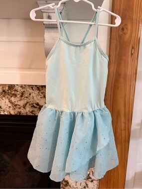 Girls Light Blue Sparkle Leo